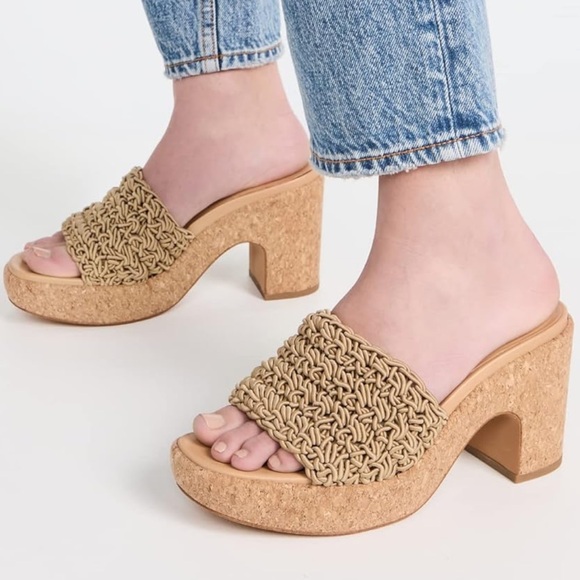 NWT Vince Crochet Wedges